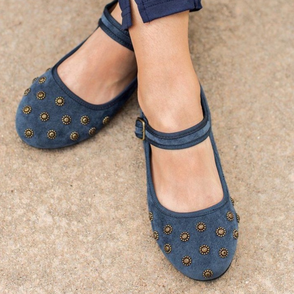 Joyfolie Hazel Mary Jane in Indigo 6T